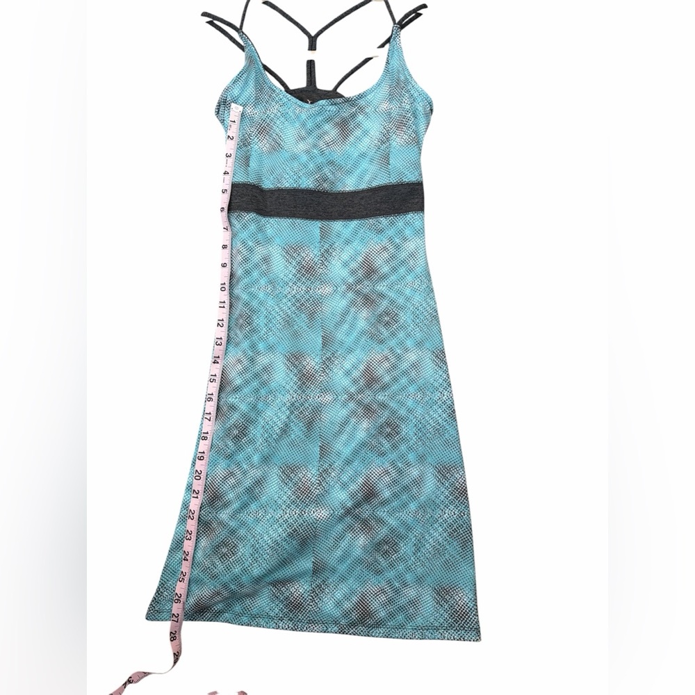 Soybu Yoga Dress Sz XS Athletic Stretch  Sporty Tennis Pickleball Golf Blue Teal